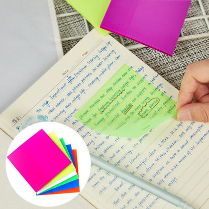 Colorful Transparent Sticky Notes