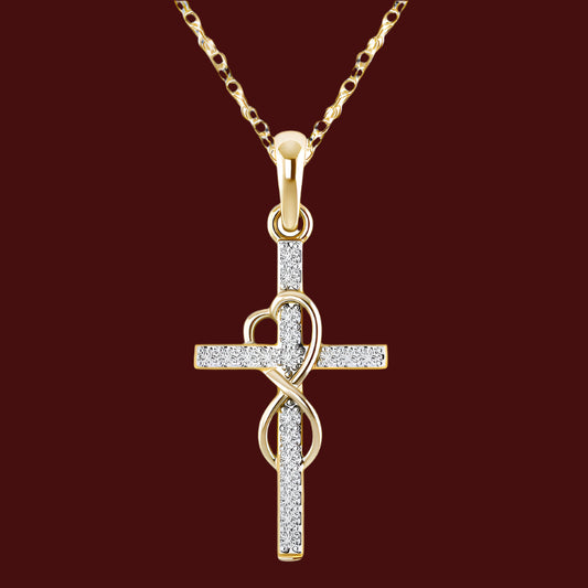 Infinity Cross Necklace