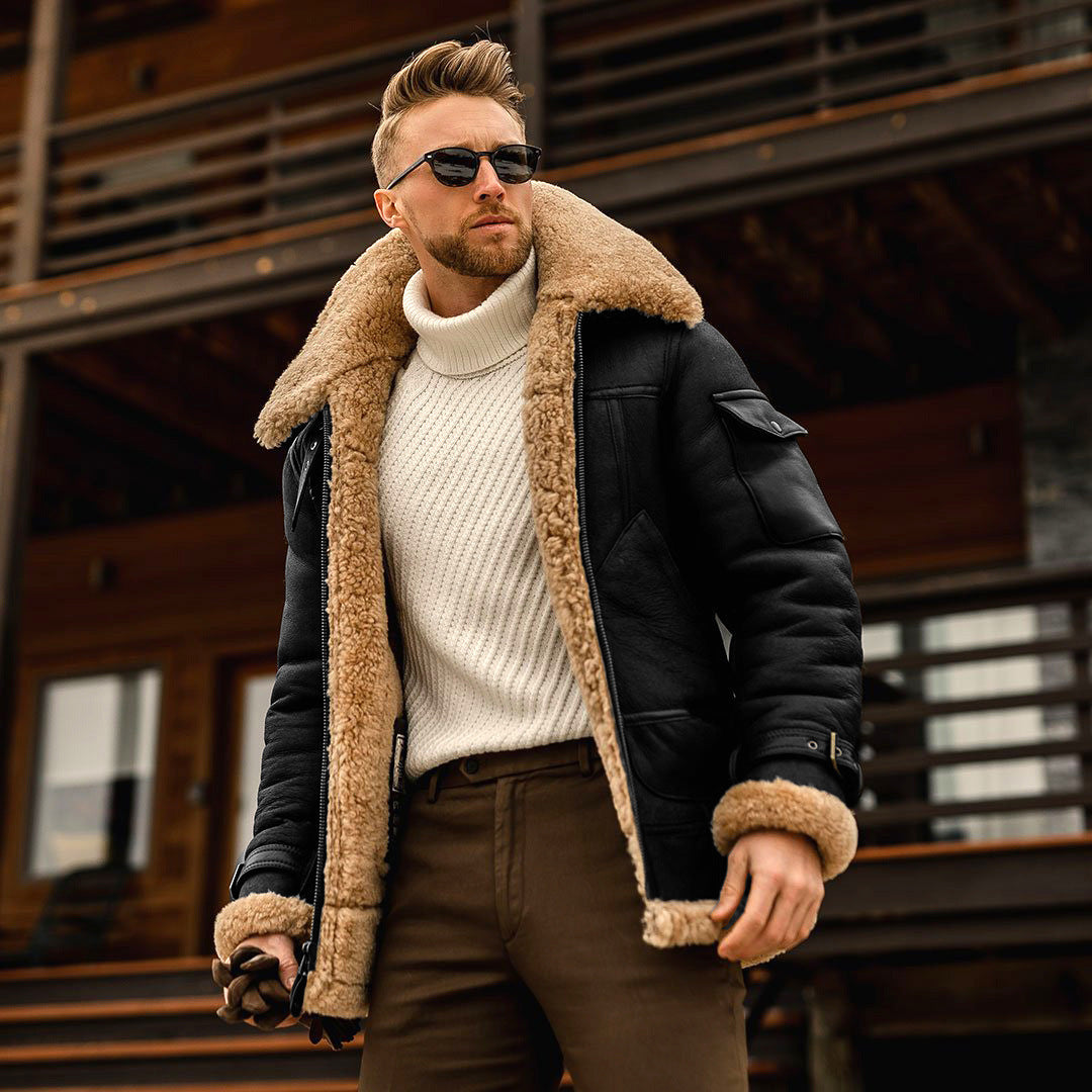 NGTG VORTEX Men's Fashionable Warm Tactical Fleece Winter Coat