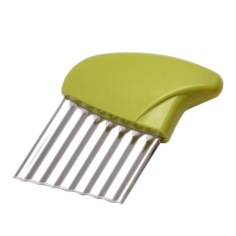 NGTG Potato Cutter French Fries Slicer, Ribbed Fruits and Vegetables