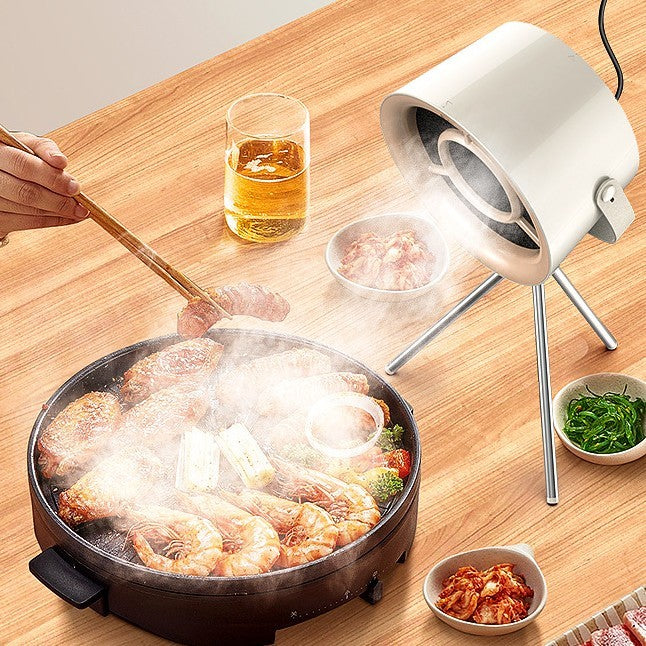 NGTG Portable Range Hood Exhaust Fan USB Charging Kitchen Gadget  Small Spaces Backyard Barbecue BBQ Accessory, Detachable Replaceable Filter