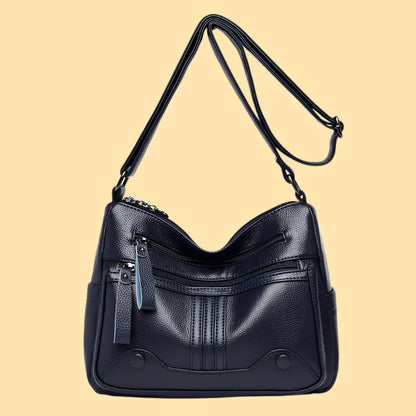 NGTG EVERYDAY Cathy Spacious Genuine Leather Messenger Bag