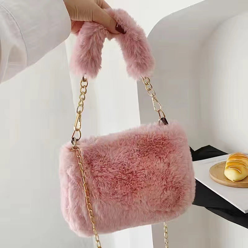 NGTG MINI Cute and Fluffy Pearl Handbag