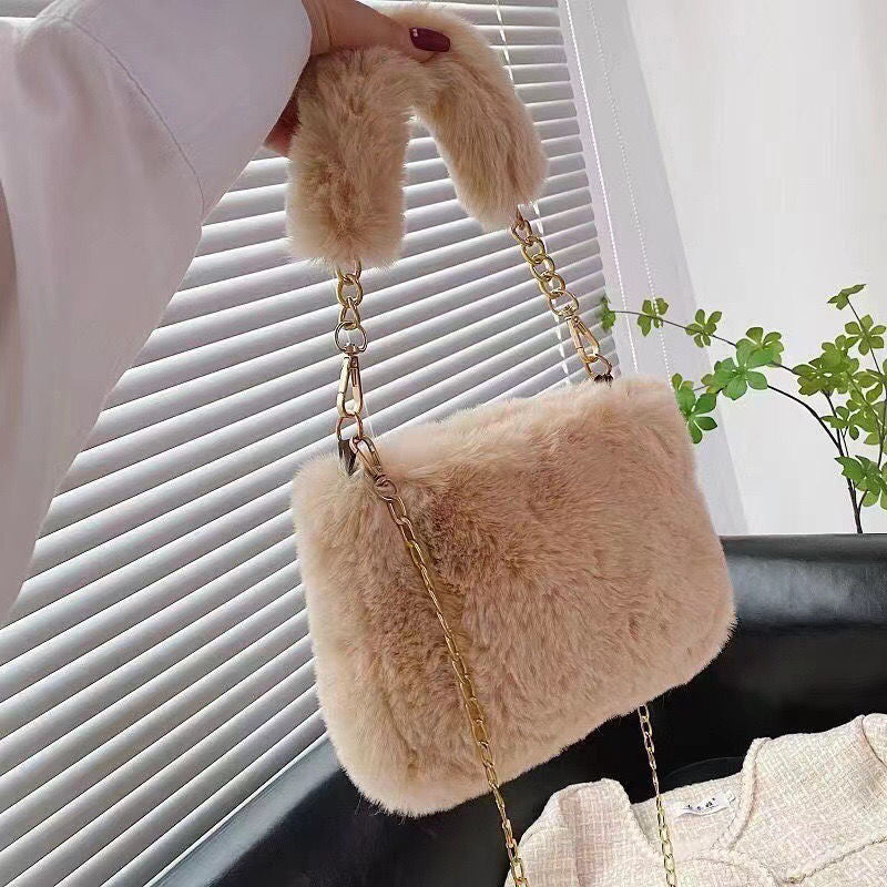 NGTG MINI Cute and Fluffy Pearl Handbag