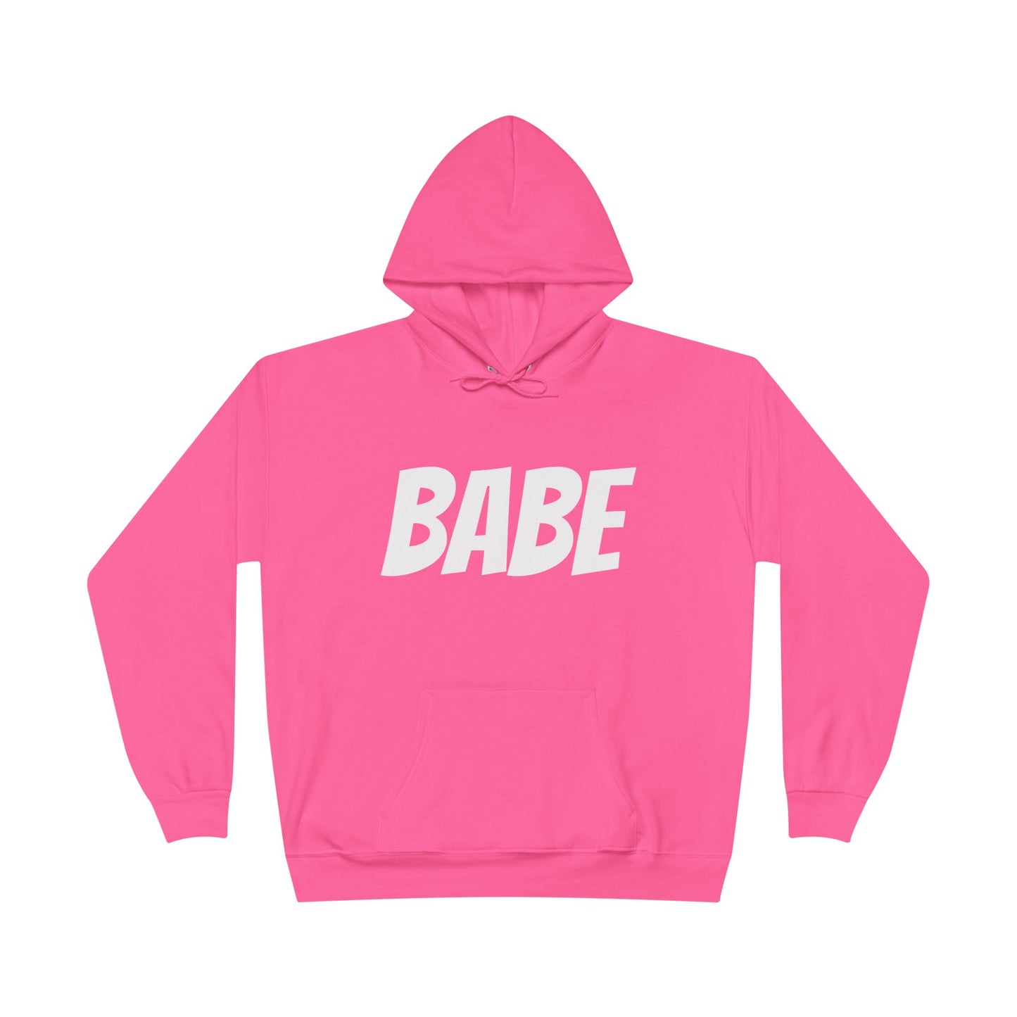 Damen Hoodie mit "BABE" Text Print 