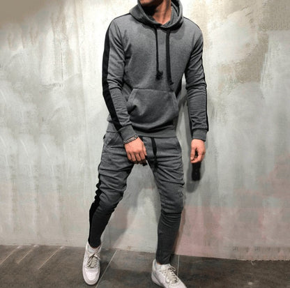 NGTG VORTEX Men’s Hooded Button-Up Cardigan & Jogger Set