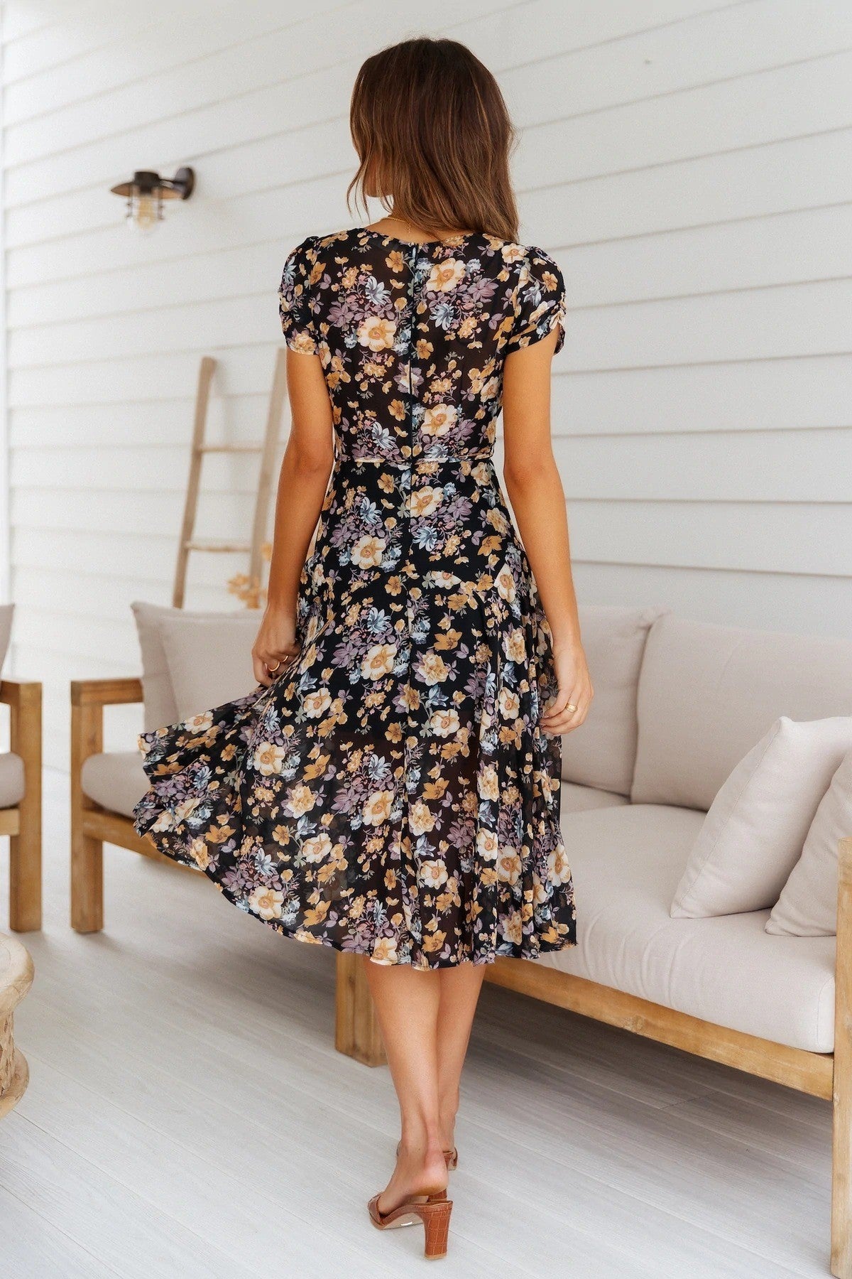 NGTG Dainty Floral Spring Summer Dress
