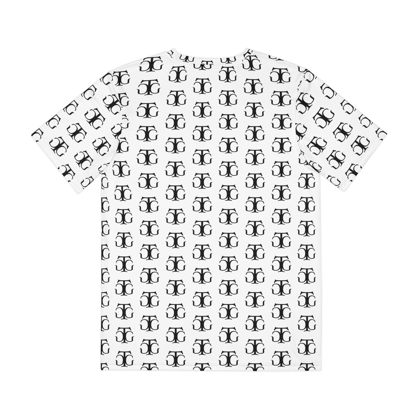 Men's Polyester Tee (AOP), Men's Shirt with Brand Logo All-Over Print