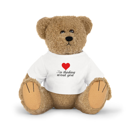 Stuffed Toy "I'm Thinking About You" for Valentine's Day or Anniversary, Gift for Girlfriend, Plush Toy, Plushies