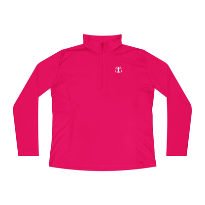 Sport Sweater for Women, Ladies Quarter-Zip Pullover, Sweater with Zipper