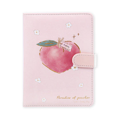 Cute and Sweet Peaches Hardcover Notebook