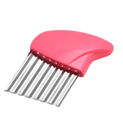 NGTG Potato Cutter French Fries Slicer, Ribbed Fruits and Vegetables