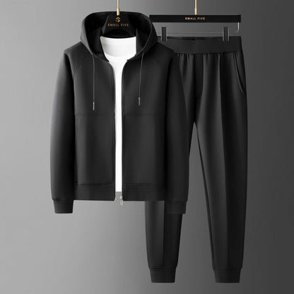 NGTG LUXX Men's Refined Elegant Sweater and Trousers Two-Piece Suave Set
