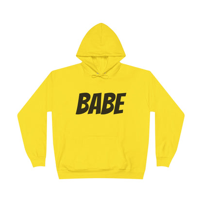 Damen Hoodie mit "BABE" Text Print 