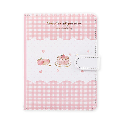 Cute and Sweet Peaches Hardcover Notebook