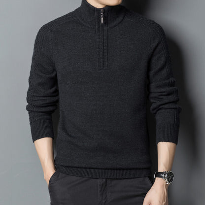 NGTG LUXX Men's Elite Standard Fit High Neck Woolen Sweater