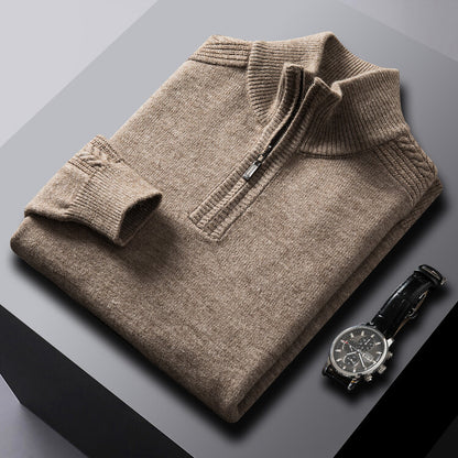 NGTG LUXX Men's Elite Standard Fit High Neck Woolen Sweater