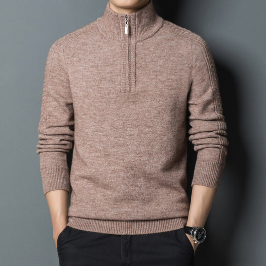 NGTG LUXX Men's Elite Standard Fit High Neck Woolen Sweater
