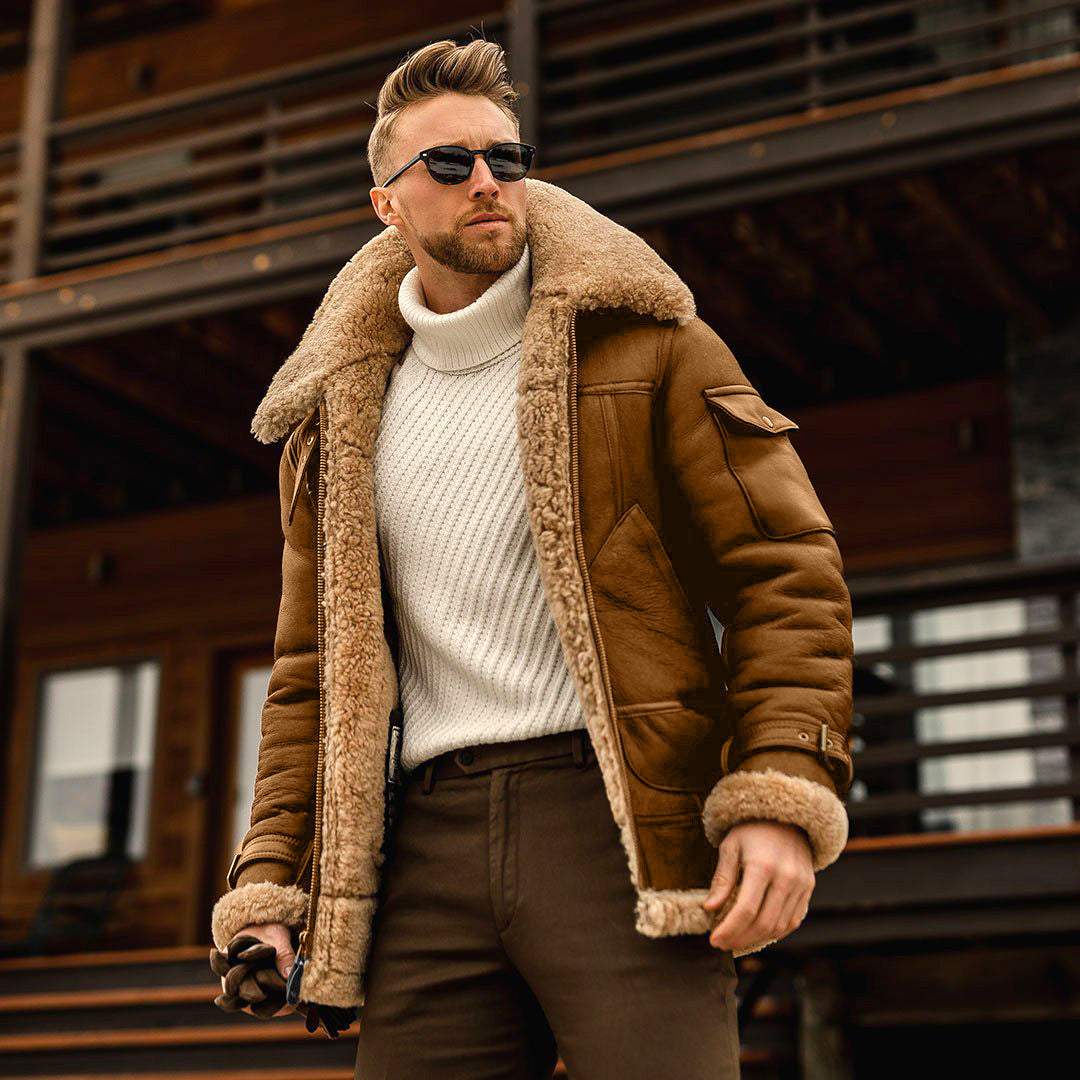 NGTG VORTEX Men's Fashionable Warm Tactical Fleece Winter Coat