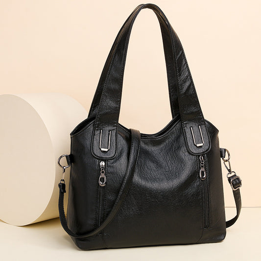 NGTG AMOR Spacious Fashion Leather Shoulder Bag