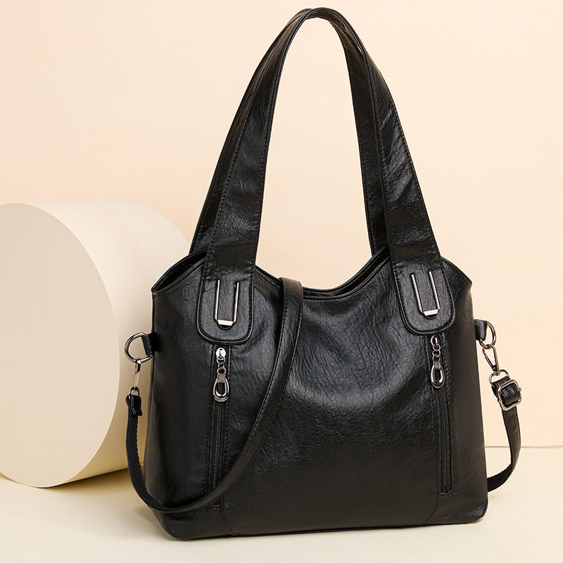 NGTG AMOR Spacious Fashion Leather Shoulder Bag