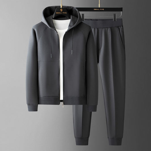 NGTG LUXX Men's Refined Elegant Sweater and Trousers Two-Piece Suave Set