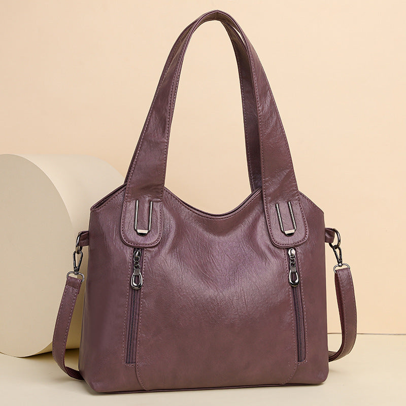 NGTG AMOR Spacious Fashion Leather Shoulder Bag