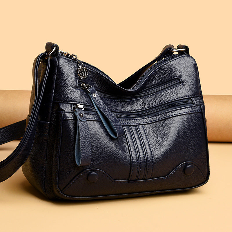 NGTG EVERYDAY Cathy Spacious Genuine Leather Messenger Bag