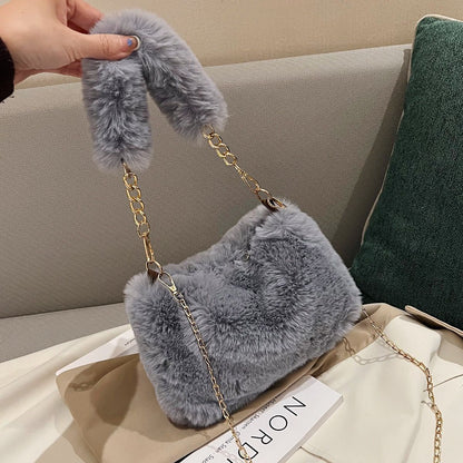 NGTG MINI Cute and Fluffy Pearl Handbag